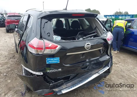 2015 Nissan Rogue Sv из США, поврежденный, VIN KNMAT2MT4FP557747